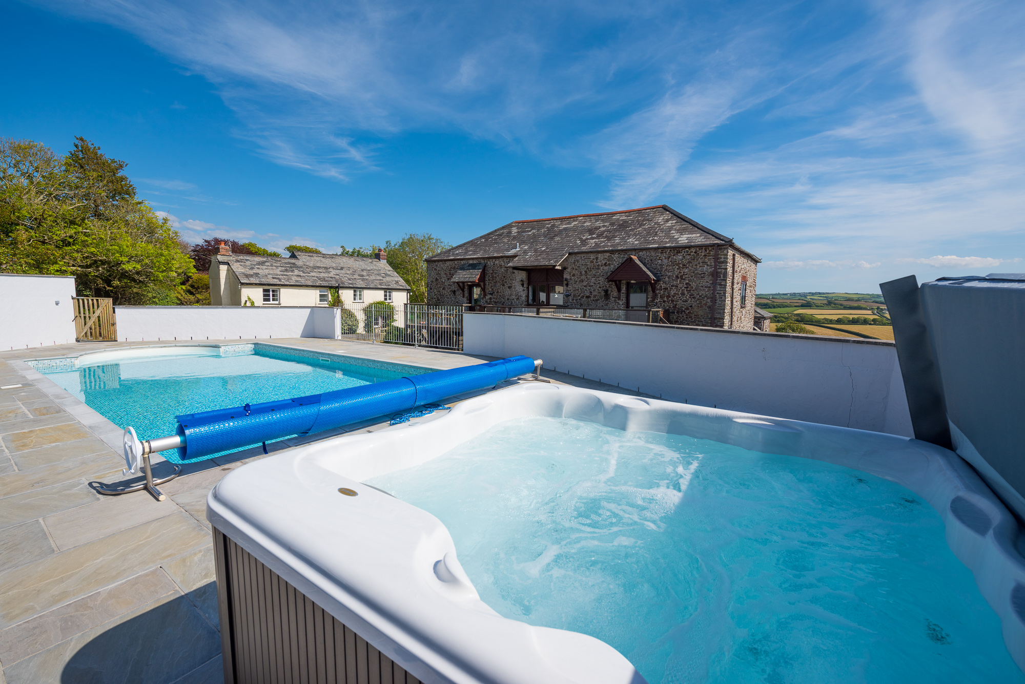 Our heated outdoor pool is open Easter-September. Our hot tub is open all year.